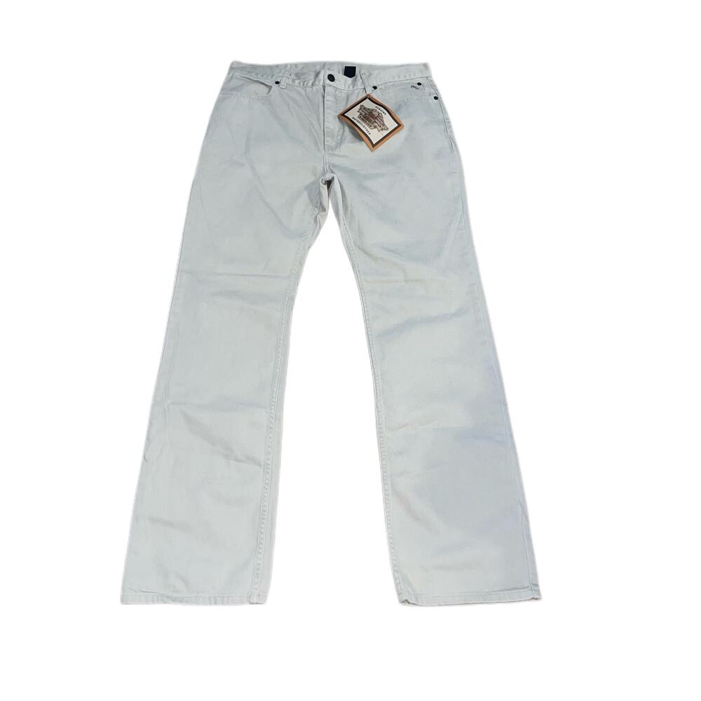 Harley-Davidson Tan Jeans Embroidered Logo Back Size 14 NWT